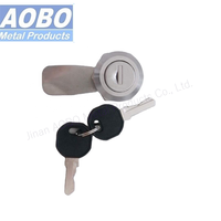 AOBO Outils de verrouillage de came de porte électrique durables SS316 Serrure à came à cylindre quart de tour avec clé 1333