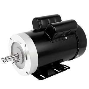 Motor de Inducción Monofásico Cuilvu 1.5HP 1750RPM 115V 230V TEFC Montaje en Pedestal CW CCW - Product Image 4