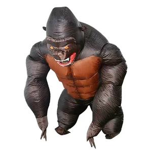 2024 şişme kostüm Gorilla maymun tam vücut yaramaz komik kostüm Suit için cadılar bayramı partisi yetişkin çocuk özelleştirilebilir - Product Image 4