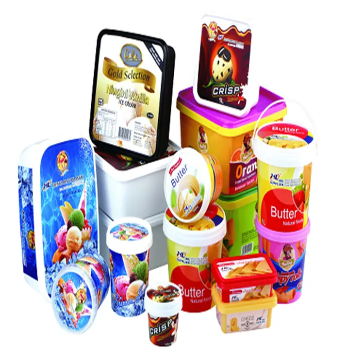 Sản phẩm mới IML phim/nhãn Cookie container/hộp/cốc trong khuôn khuôn nhãn