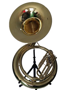 Sousaphone tout en laiton, <span class=keywords><strong>tuba</strong></span> basse professionnelle pour fanfare, instrument en laiton <span class=keywords><strong>avec</strong></span> 3 valves, vente en gros, grand cor basse SF-1001 - Product Image 2