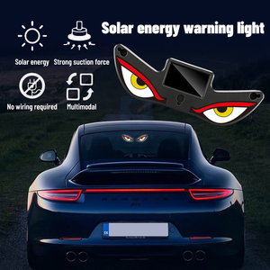 HAIZG Feu de signalisation solaire LED sans fil, système solaire « Œil du Diable », installation non destructive, système d'éclairage automatique flexible - Product Image 3