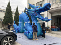 Modèle de dragon gonflable géant Modèle de dessin animé pour la publicité extérieure