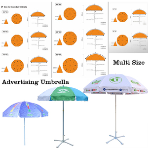 Ô dù quảng cáo và khuyến mãi in logo tùy chỉnh, chống thấm nước, chống nắng, dùng cho sự kiện ngoài trời - Product Image 5