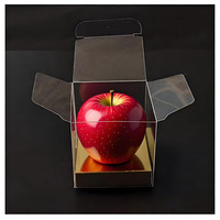 Boîte d'emballage cadeau transparente personnalisée, boîte en plastique PVC carrée transparente