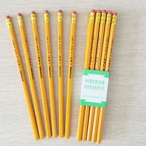 Papelería creativa con goma HB Logs lápices para estudiantes Premios para niños al por mayor