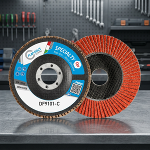 Disque de meulage en céramique classique FERVI Disco LameLLARE pour meuleuse d'angle, grain 60, 12250 tr/min - Product Image 2