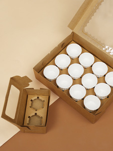 Hàng Mẫu Miễn Phí Hộp Bánh Mới Về Có Cửa Sổ Hộp Bánh Bán Chạy 2 4 6 12 Hộp Trang Trí Bánh Cupcake - Product Image 4