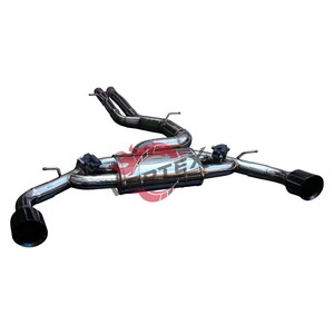 Vortex Stainless Steel Valved Single Outlet Catback <b>Exhaust</b> For Audi TTRS Performance Racing Muffler - Product Image 4