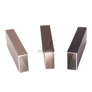 Fournitures d'usine de haute qualité 6063/7075 40X80 25X50 40X60 <span class=keywords><strong>20x20</strong></span> Tubes carrés en aluminium rectangulaires à section creuse - Product Image 6