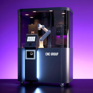 Nouveau <span class=keywords><strong>robot</strong></span> barista intelligent IA pour café, bras robotisé collaboratif à 6 axes, <span class=keywords><strong>robot</strong></span> à café motorisé, fabrication d'espresso/latte, 100 à 150 boissons/heure, 220V - Product Image 3