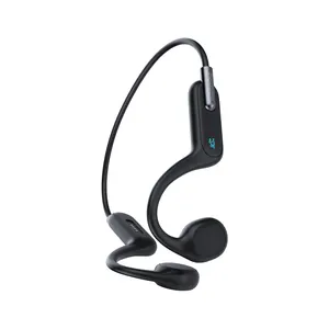 X6 Earphone, Headphone konduksi tulang MP3 32GB Player IPX8 tahan air tanpa kabel Mini untuk berenang