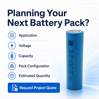 Cellule de batterie Molicel INR-21700-M65A 6500mAh 26A 21700 pour la fabrication de packs de batteries personnalisés, approvisionnement en gros