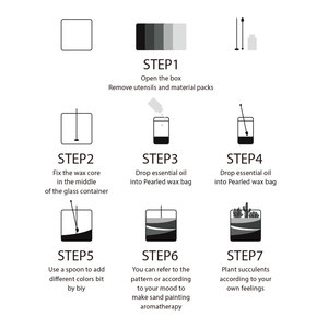 Cây Xương Rồng Tự làm nến làm <span class=keywords><strong>Kit</strong></span> Đồ chơi giáo dục với cây xương rồng màu nến viên bông bấc lọ thủy tinh - Product Image 6