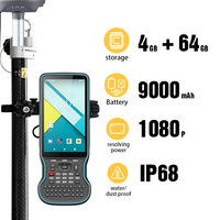 Contrôleur de données portable TopTech P8III avec batterie de 9000 mAh, contrôleur Android 14 pour la topographie GNSS RTK de haute précision