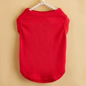 High Quality Modern Spring Summer Dog T-shirt Vest Polyester Cotton Print XS/S/M/L Sizes for Dogs Cheap Wholesale - Product Image 6