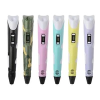 Stylo 3D OEM avec écran LED, filaments PLA DIY, jouet créatif, cadeau, stylo d'impression 3D pour enfants, dessin, stylo d'impression 3D