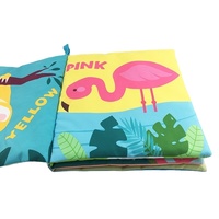 Livres en tissu doux éducatifs en gros pour enfants, livres en tissu lavables pour bébés