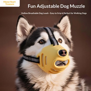 Couvre-mâchoire souple et respirant en TPR pour chien, réglable, anti-morsure, anti-ingestion accidentelle, sans danger pour <span class=keywords><strong>la</strong></span> bouche, pour <span class=keywords><strong>le</strong></span> bain et <span class=keywords><strong>la</strong></span> boisson (Corgi) - Product Image 5