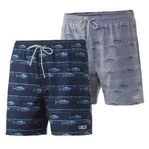 Custom Quick Dry Breathable Elastic Spandex Polyester Cargo Mens Sublimation Board Tournament Fishing Men's Shorts