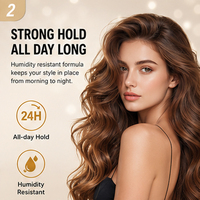Offre Spéciale : Crème Coiffante Effet Mousse Personnalisée Effet Naturel avec Brillance et Anti-Frisottis pour Tous Types de Cheveux