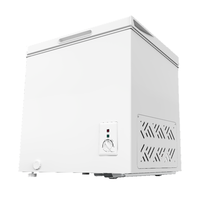 Congélateur coffre mini BD-66/2cu.ft à porte unique, congélateur/réfrigérateur 2 en 1 avec 5 modes de température