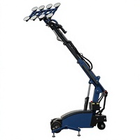 Nuevo Robot Compacto para Vidriado en Interiores, Motor Eléctrico de 600Kg/800Kg, Ventosas Automáticas, Sistema de Vacío Dual para Vidrio y Losas de Granito, 5000mm