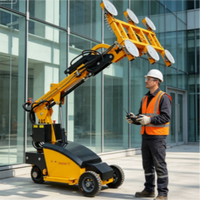 Robot de levage mobile pour verre lourd, machine de pose de panneaux de verre de très grande taille