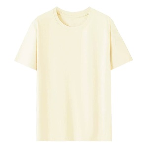 เสื้อยืดคอตตอน 100% น้ำหนักเบา 190 กรัม แบบสั่งทำพิเศษ OEM ODM ทรงโอเวอร์ไซส์ คอกลม แขนสั้น ไม่มีลาย พร้อมสกรีนโลโก้ - Product Image 3