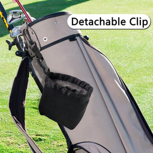 <span class=keywords><strong>Bolsa</strong></span> limpiadora de <span class=keywords><strong>palos</strong></span> de <span class=keywords><strong>golf</strong></span> ligera portátil con clip desmontable y forro impermeable logotipo personalizado para limpieza de bolas - Product Image 4