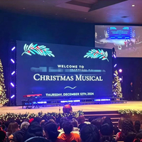 Layar LED Sewa Kecerahan Tinggi untuk Acara Indoor Outdoor, Latar Panggung, Video Wall, Mudah Dipasang, Panel Ringan