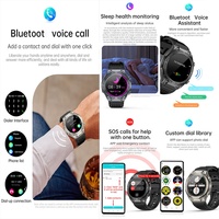 Reloj Inteligente AMOLED con Pantalla Táctil LCD a Color, Almacenamiento de Llamadas, Resistente al Agua IP68