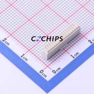 HC-1.0-16PLT Wire-to-Board Pin Header SMD,P=1mm Connector 1x16P 1mm Vertical Mount SH - Product Image 2