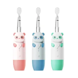 IPX7 sikat gigi listrik kuat tahan air pabrikan sikat gigi bayi sonik pengganti cerdas kepala Led lampu sikat gigi
