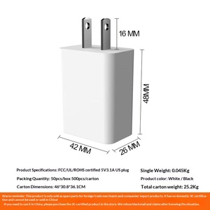 <span class=keywords><strong>Chargeur</strong></span> de téléphone <span class=keywords><strong>portable</strong></span> certifié FCC 5V3A 15W avec port USB, adaptateur secteur standard américain - Product Image 4