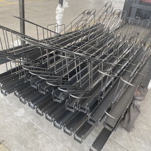 אחסון לאופניים עם מתקן גז מתלה כפול מסחרי מאובזר עבור חניה מרוודות גבוהה - Product Image 6