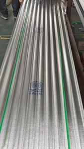 Lastra di copertura zincata rivestita di zinco in acciaio ondulato e zinco - Product Image 2