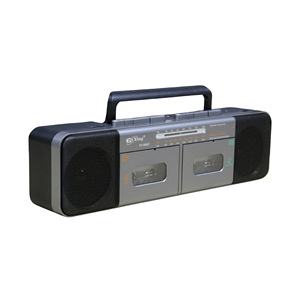 Radiocasetera multibanda, grabadora de cinta de doble cassette, unidad de cinta multifuncional, grabadora de cinta de escritorio con doble altavoz - Product Image 1
