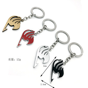 Llavero y Collar de Metal con el Emblema del Círculo de Magos de Anime Fairy Tai, 4 Colores, Alta Calidad, para Decoración de Mochilas - Product Image 1