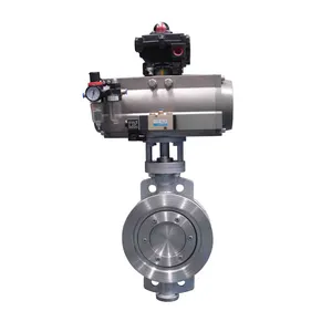 API 609 6 Inch Hand Gear Operated Wafer Lug Type Stainless Steel DN100 Butterfly Valve