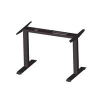 Bureau d'ordinateur électrique ergonomique à hauteur réglable à double moteur, cadre métallique moderne, fabricant chinois