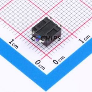 K2-6639SP-B4SC-04 Tactile Switch SMD-4P,6x6mm Switch Single Pole Single Throw Round Button 2.5N Vertical Mount - Product Image 2