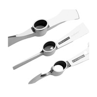 EXPLOIT Hachette à double tête en acier forgé de qualité industrielle 200 mm, outil multifonctionnel pour jardin et camping, pour décompactage du sol et désherbage 1
