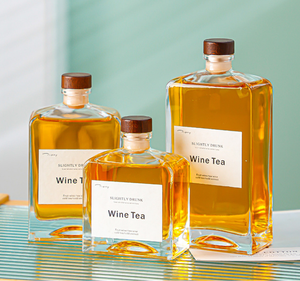 <span class=keywords><strong>Precio</strong></span> al por mayor Vacío 250ml 375ml 500ml Flat <span class=keywords><strong>Vodka</strong></span> Alcohol Spirits Licor Whisky Bebidas alcohólicas Botella <span class=keywords><strong>de</strong></span> vidrio con tapón - Product Image 6