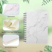 Cahier de couverture de carte de papier en gros A5 Sublimation carnet de notes vierge Sublimation Journal de cahier imprimable