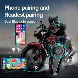 Écran Carplay sans fil de 6,25 pouces pour moto, navigateur GPS étanche avec deux caméras HD, TMPS GPS Carplay pour moto - Product Image 6