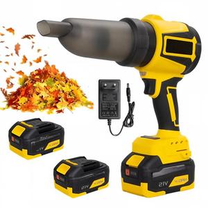 Souffleur-aspirateur sans fil haute puissance 21V à batterie Li-ion, portatif pour le nettoyage des feuilles dans la maison et le jardin - Product Image 6