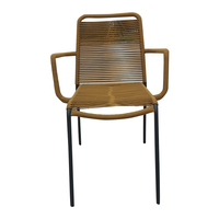 Silla de cuerda tejida para Patio exterior, moderna, a la venta