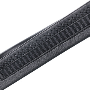 गर्म बिक्री व्यवसाय स्वचालित बकल बेल्ट ब्लैक पु चमड़े के बेल्ट - Product Image 4