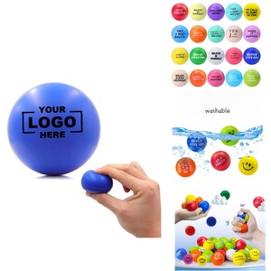 Nouvelle balle anti-stress Smiley, balle anti-stress solide et douce, jouet à presser pour exercices de la main, adapté pour soulager l'anxiété, stimulation sensorielle - Product Image 5